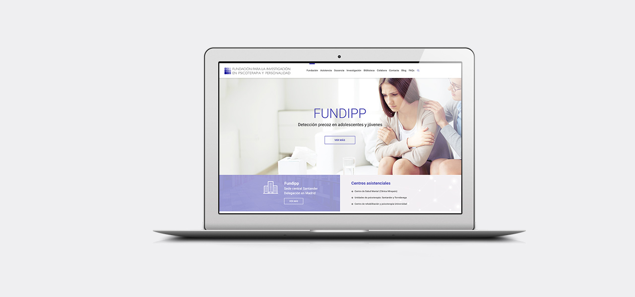 Diseño web Fundipp Cantabria